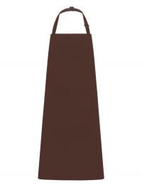 Klassische Latzschürze in Braun